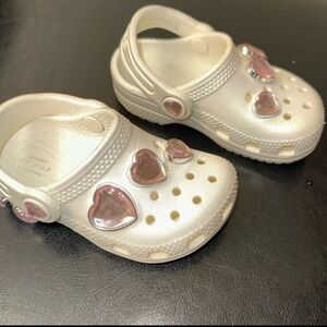 Toddler girl jewel Crocs 6c